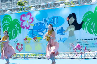 2017 湊町　ハワイフェスティバル大阪　フラダンス　イベント 1