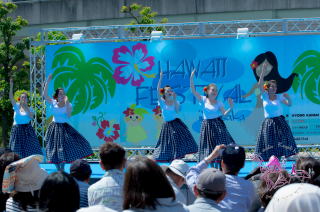 2017 湊町　ハワイフェスティバル大阪　フラダンス　イベント 6